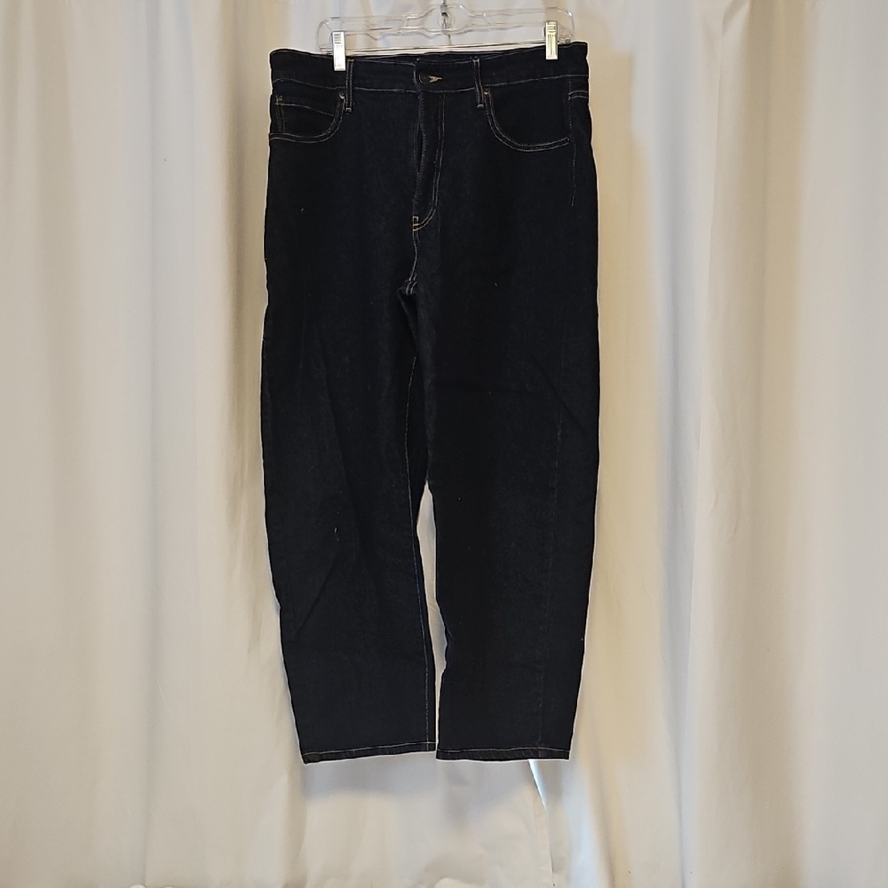 Elegant Black Wide Leg Women's Jeans